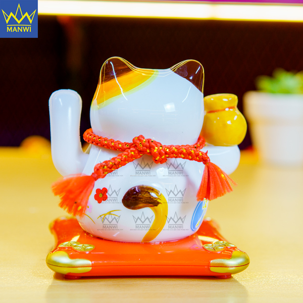 Mèo Thần Tài Khai Vận Rước Lộc