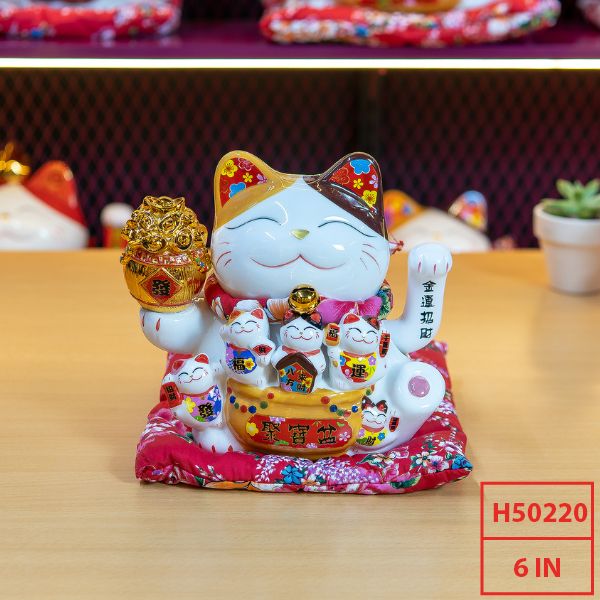 Mèo Thần Tài Đại Phát Tài 6inch