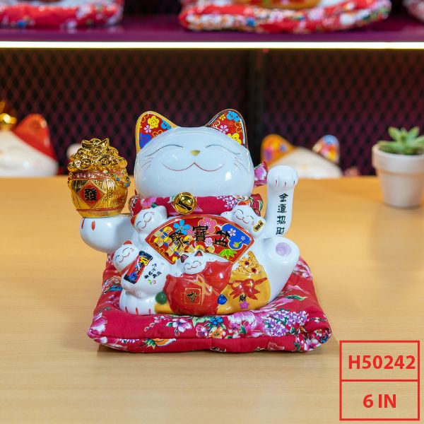 Mèo thần tài Đại Cát Đại Lợi 6inch
