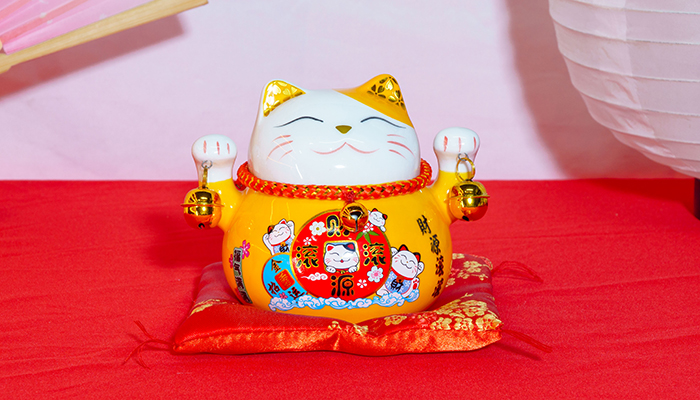 Mèo Thần Tài Khai Vận Phát Tài – Vàng